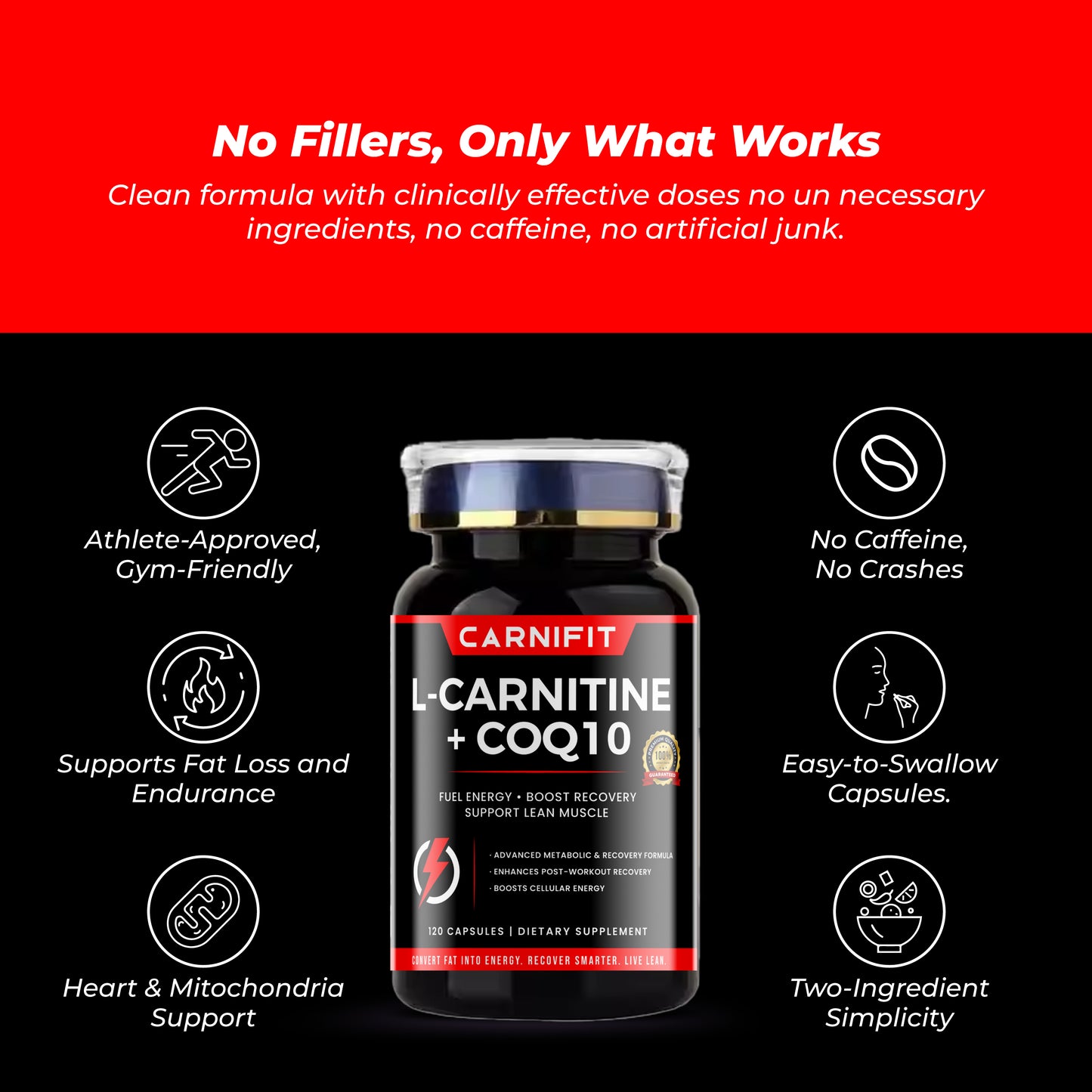 L-Carnitine 1000mg & CoQ10 200mg